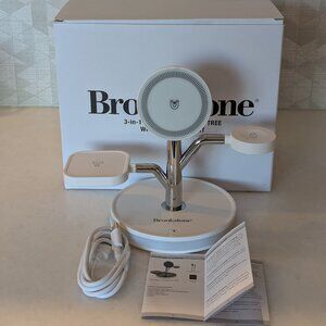 NIB Brookstone 3 in 1 Wireless Charging Station Compatible with MagSafe Charger